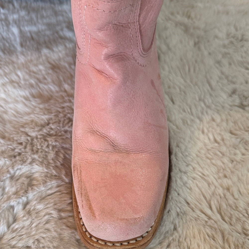 Frye Women's Pink Campus 14L Hardrock Leather 7.5 - Picture 13 of 16
